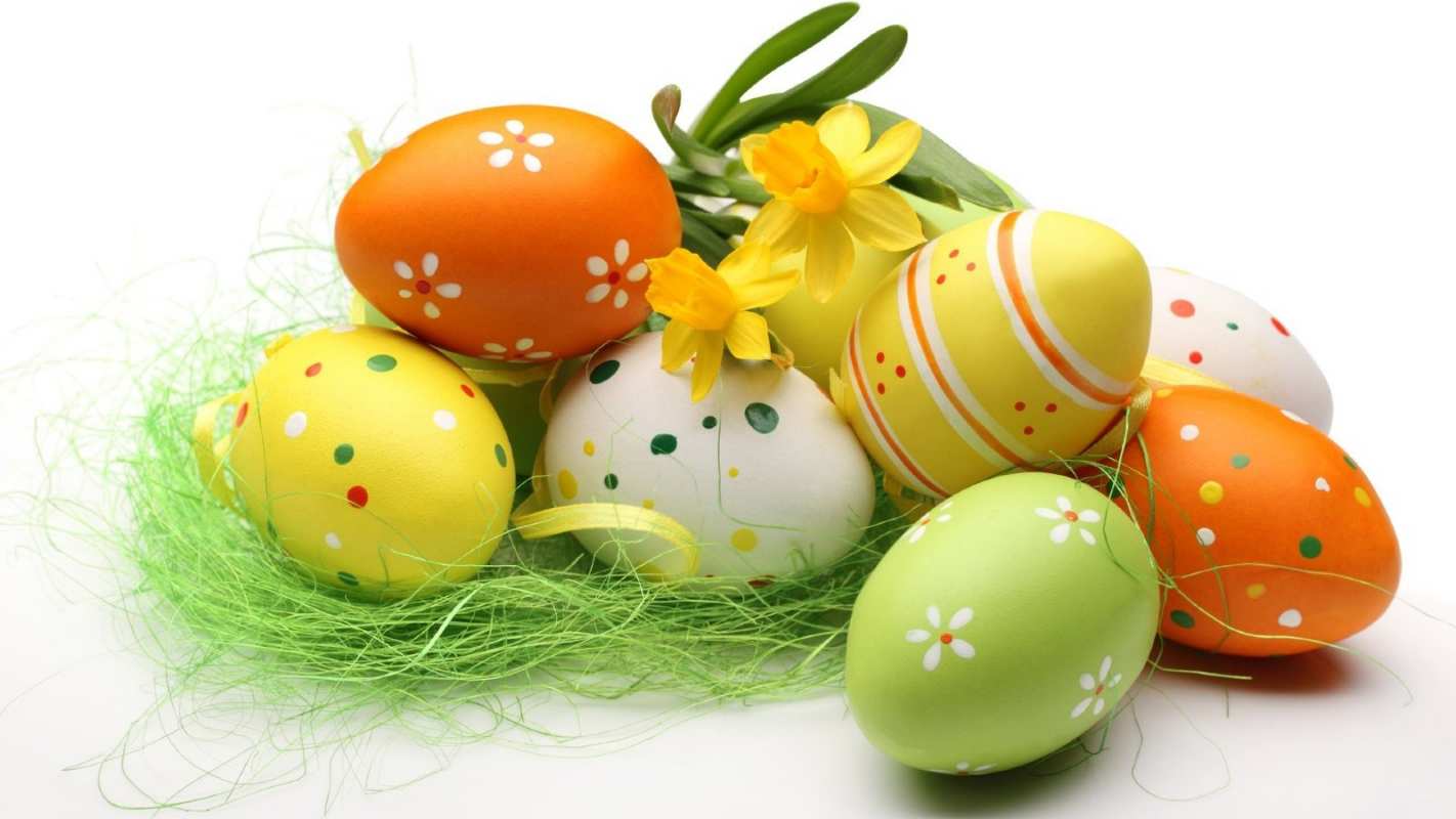 Открытка яца  пасха  С пасхой 